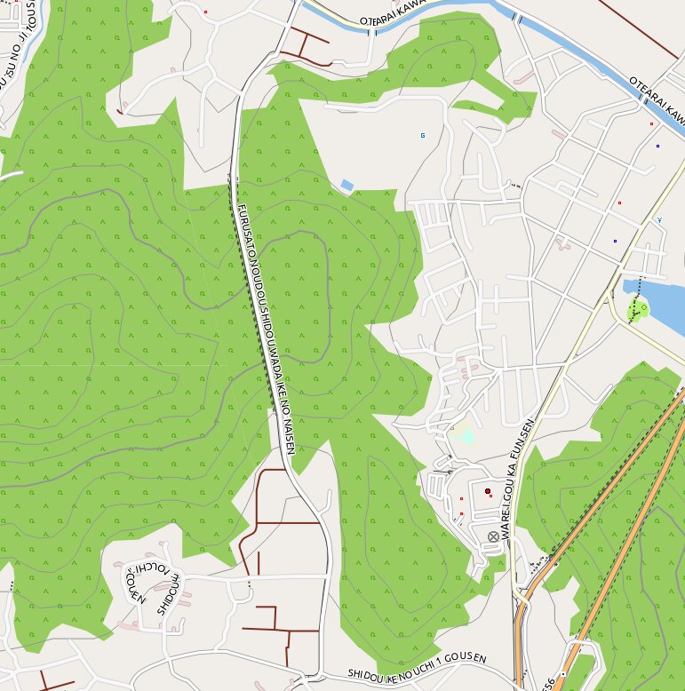 Freizeitkarte detailed zoom